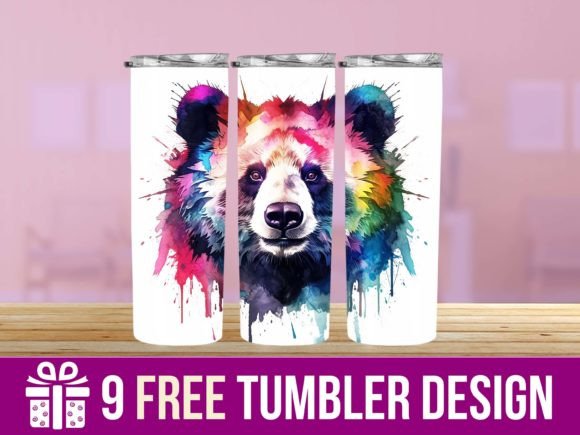 3D Bear Tumbler Wrap Designs: A Crafts & Graphics Review