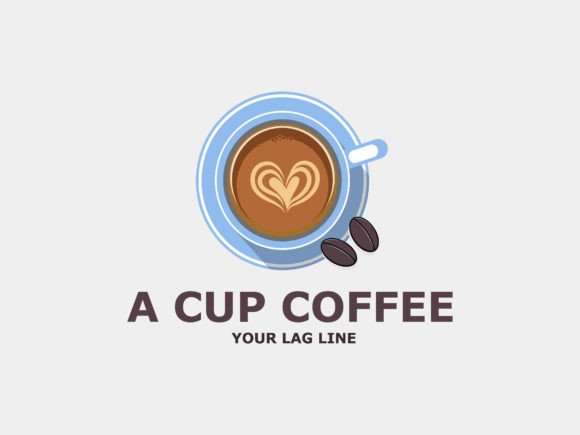 A Cup Coffee Shop Logo Template: Logo Graphics Review