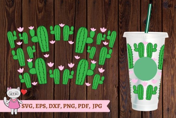 Cactus, Starbucks Cold Cup 24: Graphics & Tumbler Wraps