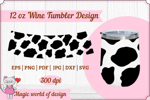 Cow Print Wine Glass Svg: Crafts & Graphics Review