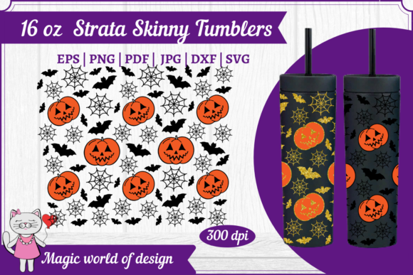 Halloween Pumpkin 16 Oz Tumbler Svg: An Embroidery Designer's Take