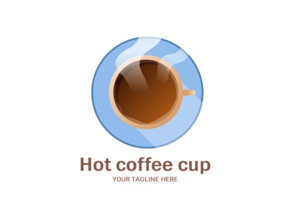 Hot Coffee Cup Coffee Shop Logo Template: A Graphics & Logos Review