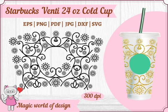 Winter Frosty Patterns Starbucks Cold Cup: Real Project Notes